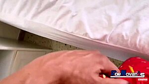 Spanish Mature Woman Interviewed for Casting, Riding in Her Home