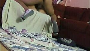 Latina Gets Double Penetration With Dildo!