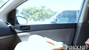 Sadine Godiva performs sloppy blowjob and hardcore fucking in POV