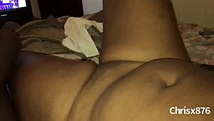 after shower moments with ebony amateur in a steamy setting, quite the view