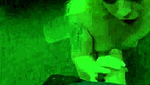 Blonde teen Krissy Knight caught shoplifting, agrees to blowjob and fucking with security's big cock