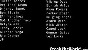 Ever Seen Dozen Hunks and Jocks Breed Raw and Lick Assholes in Wild Orgy?