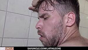 LatinLeche - Latino Renovator Offers a Special Cock-Sucking Service