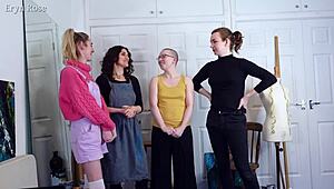 Behind The Scenes - Blank Canvas Turned To Stone