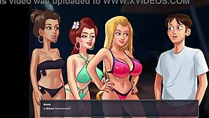 Hot girlfriend riding friends in missionary!