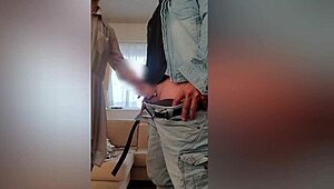 Mai's irresistible handjob leads to creampie.