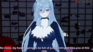 Sunaookami shiroko gives blowjob and cowgirl riding in blue archive full movie fantasy!