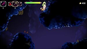 In Futakinvallyer v0.034, the new boss fight features asian futanari with monster cock and big tits