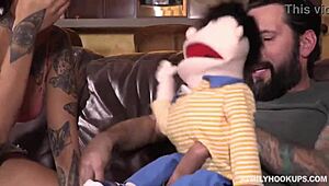 i’m totally losing it over puppet insanity with tommy pistol and honey gold