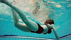 Dashka, are you ready for some underwater pussy action?