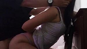 Fucking my wife's babysitter's big ass, so good.