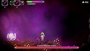 In Futakinvallyer v0.034, the new boss fight features asian futanari with monster cock and big tits