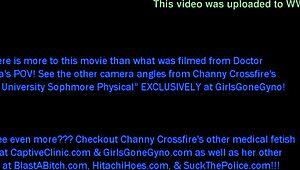 Become doctor Tampa as Channy Crossfire faces humiliating gyno exam at Tampa University