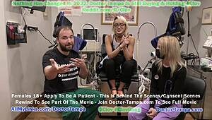 Become doctor Tampa as Channy Crossfire faces humiliating gyno exam at Tampa University