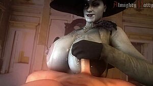 Wow, check out Almighty Patty Lady Dimitrescu in this hot animation compilation!