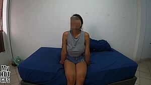 beautiful latina in lingerie gets her shaved vagina licked in florida