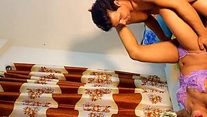 Rumpa21 begs not to cum inside her wet pussy during hardcore interracial sex.