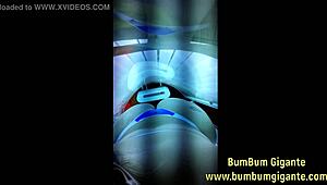 Old Brazilian Slut Prepares Her Big Ass for Lover in Tanning Booth - Access WhatsApp and Contents at Www.Bumbumgigante.Com - Join My Videos