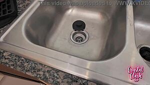 Step-Aunt Craves a Handyman for Deep Throat Action