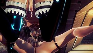 Yaoi Femboy Mizu BLOWJOB and Bareback Chair SITTING!