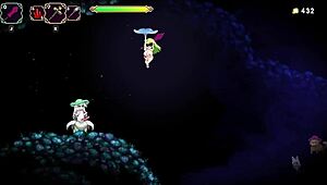 In Futakinvallyer v0.034, the new boss fight features asian futanari with monster cock and big tits