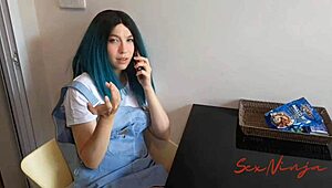 can you cum in 2 minutes? step sister rides monster cock in cowgirl