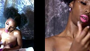 Goddess luxxx28 shows off her spread while playing with toys.