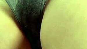 i can't hold it and pee in my blonde panties