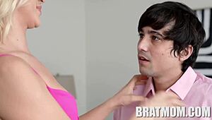 Our Stepmoms Cherry Kiss and Fiona Frost Make Us Cum Before Valentines Dance with Juan El Caballo Loco and Ricky Spanish.