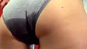 i can't hold it and pee in my blonde panties