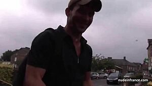 Squirting French Mature Takes Hard Anal and Double Penetration Outdoors