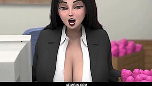 Customer Service Episode 2: Ebony Babe Gets Licked for Guaranteed Satisfaction