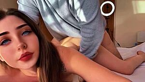 Stepsister Craves Fuck, Pussy Filled with Cum