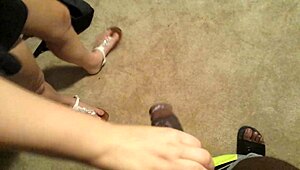 Deepthroat Big Black Cock In Retro Blue Film!