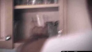 Stepbrother And Stepsister Battle For Stepmom's Pussy In Taboo Contest