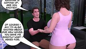 Why does this busty mature cheat in the 3d comic?