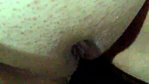 Bound Woman With Masked Mouth Uses Black Dildo For Hardcore Masturbation