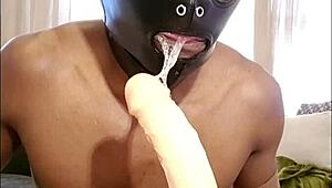 throat and ass getting pounded by big cocks in gay anal