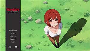 Tomboy Love In Hot Forge Hentai Game Ep 1 Masturbates Thinking Of You With Intense Action