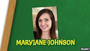 Hey, wanna see adorable coed Maryjane bent over for me?