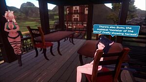 Sex doll dances teasingly in monster girl island