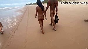 Man, I threw a wild orgy at the nudist beach with my hot friends!