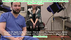 Clov - Ava Siren’s 1st Gyno Exam with Doctor Tampa Probing Deep