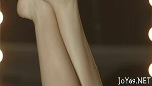 teen 18+ beauty masturbates solo with wet pussy toys