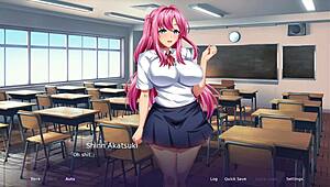 Anime bondage threesome in Break the Rematch Part 2 Ep1 😈