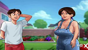 summertimesaga anime mature gets creampie in pussy episode 13.