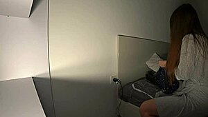 Wife Assfucks Husband's Friend at Work