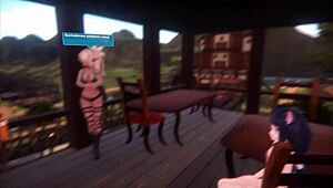 Sex doll dances teasingly in monster girl island