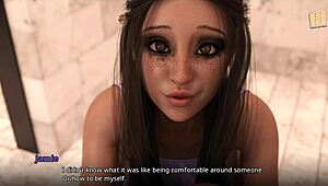 Milf makes a massive decision in this emotional 3D anime sex game.