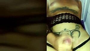 ts angelique monroe fingers ass in lingerie webcam orgasm